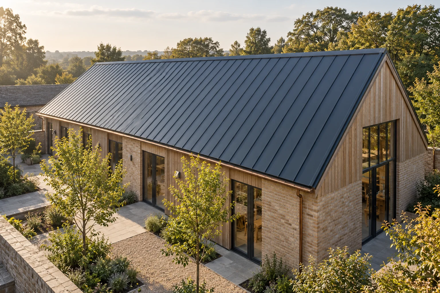 North Yard roofing concept — AI-generated fictional project